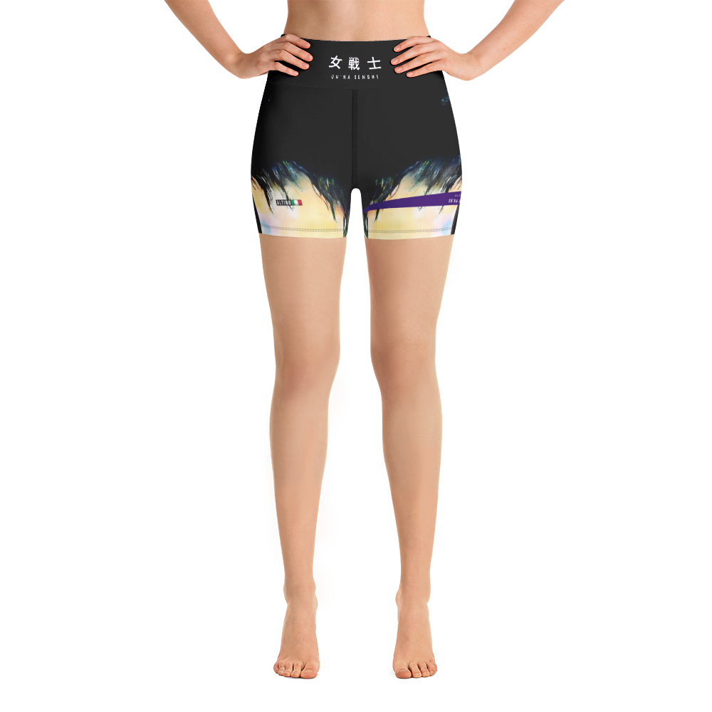 Black - #2bbdcba0 - ALTINO Senshi Yoga Shorts - Senshi Girl Collection - Stop Plastic Packaging - #PlasticCops - Apparel - Accessories - Clothing For Girls - Women Pants