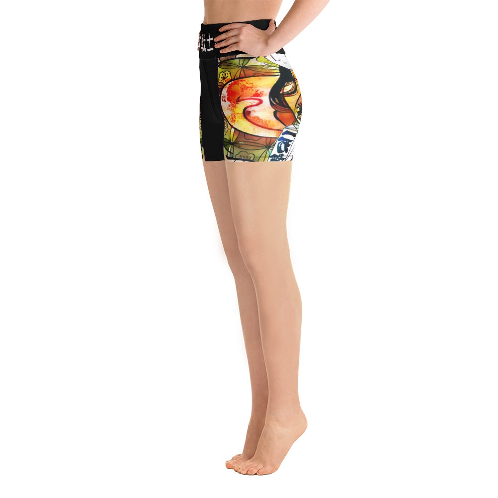 #34fdc4a0 - ALTINO Senshi Yoga Shorts - Senshi Girl Collection