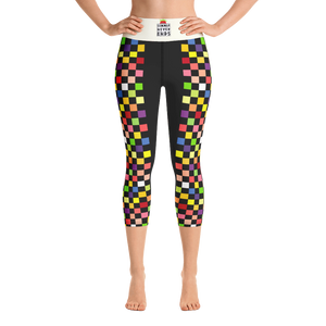 Black - #e51286a0 - Fruit Melody - ALTINO Yoga Capri - Summer Never Ends Collection - Stop Plastic Packaging - #PlasticCops - Apparel - Accessories - Clothing For Girls - Women Pants