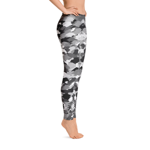 Amber - #a85ac4c0 - Gray Ripple - ALTINO Fashion Sports Leggings - Team GIRL Player - Fitness - Stop Plastic Packaging - #PlasticCops - Apparel - Accessories - Clothing For Girls - Women Pants