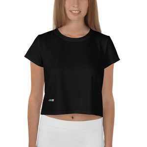 Black - #45d7d980 - ALTINO Crop Tees - Noir Collection - Stop Plastic Packaging - #PlasticCops - Apparel - Accessories - Clothing For Girls - Women Tops