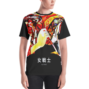 Black - #562f2c00 - ALTINO Senshi Crew Neck T - Shirt - Senshi Girl Collection - Stop Plastic Packaging - #PlasticCops - Apparel - Accessories - Clothing For Girls - Women Tops