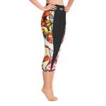 Black - #f74915a0 - ALTINO Senshi Yoga Capri - Senshi Girl Collection - Stop Plastic Packaging - #PlasticCops - Apparel - Accessories - Clothing For Girls - Women Pants