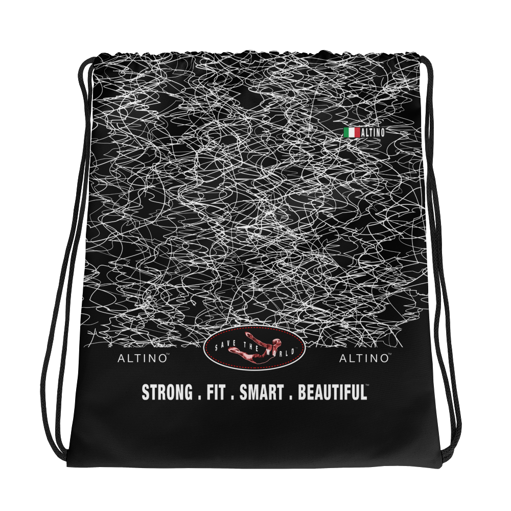 Black - #f544e4a0 - ALTINO Draw String Bag - Noir Collection - Sports - Stop Plastic Packaging - #PlasticCops - Apparel - Accessories - Clothing For Girls - Women Handbags