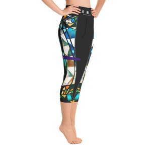 Black - #79e609a0 - ALTINO Senshi Yoga Capri - Senshi Girl Collection - Stop Plastic Packaging - #PlasticCops - Apparel - Accessories - Clothing For Girls - Women Pants