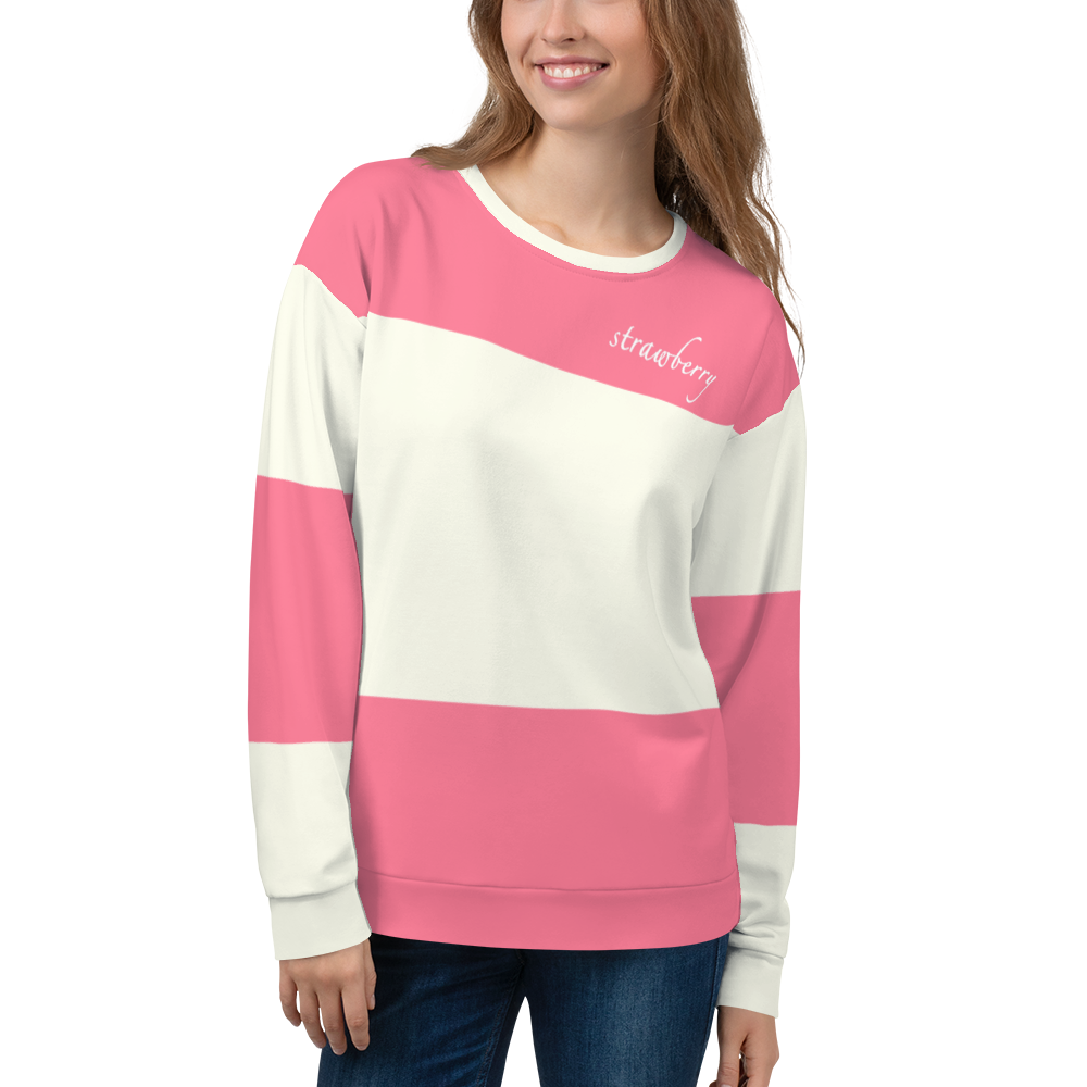 Crimson - #e6ee63b0 - Strawberry - ALTINO SweatShirt - Summer Never Ends Collection - Stop Plastic Packaging - #PlasticCops - Apparel - Accessories - Clothing For Girls - Women Tops