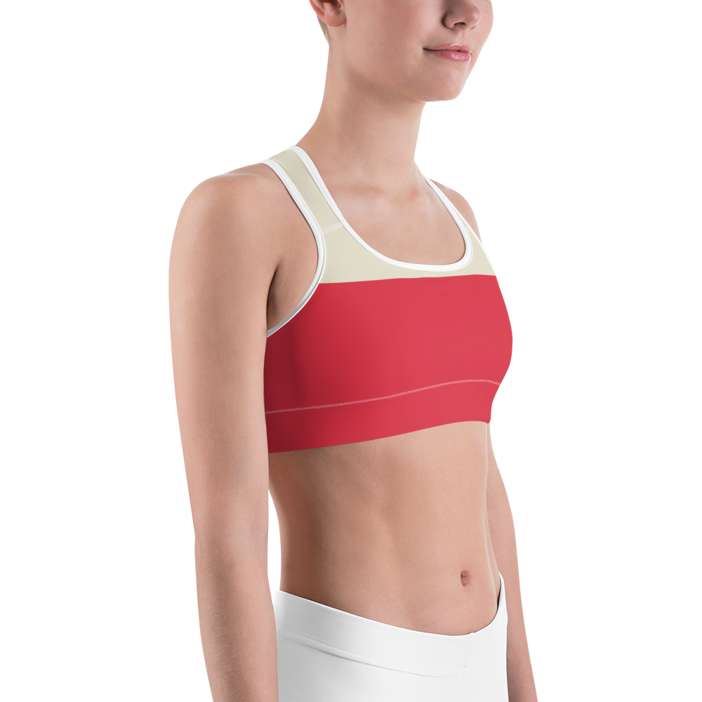 #da254b90 - Red Raspberry White Chocolate Stracciatella - ALTINO Sports Bra