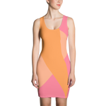 Crimson - #9ae95a30 - Cantaloupe Orange Cream Strawberry - ALTINO Fitted Dress - Stop Plastic Packaging - #PlasticCops - Apparel - Accessories - Clothing For Girls - Women Dresses