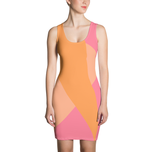 Crimson - #9ae95a30 - Cantaloupe Orange Cream Strawberry - ALTINO Fitted Dress - Stop Plastic Packaging - #PlasticCops - Apparel - Accessories - Clothing For Girls - Women Dresses