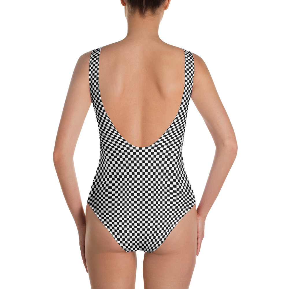 #69292a00 - Black White - ALTINO One - Piece Swimsuit - Summer Never Ends Collection