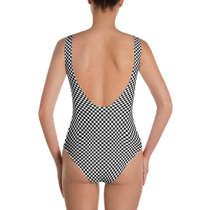 #69292a00 - Black White - ALTINO One - Piece Swimsuit - Summer Never Ends Collection