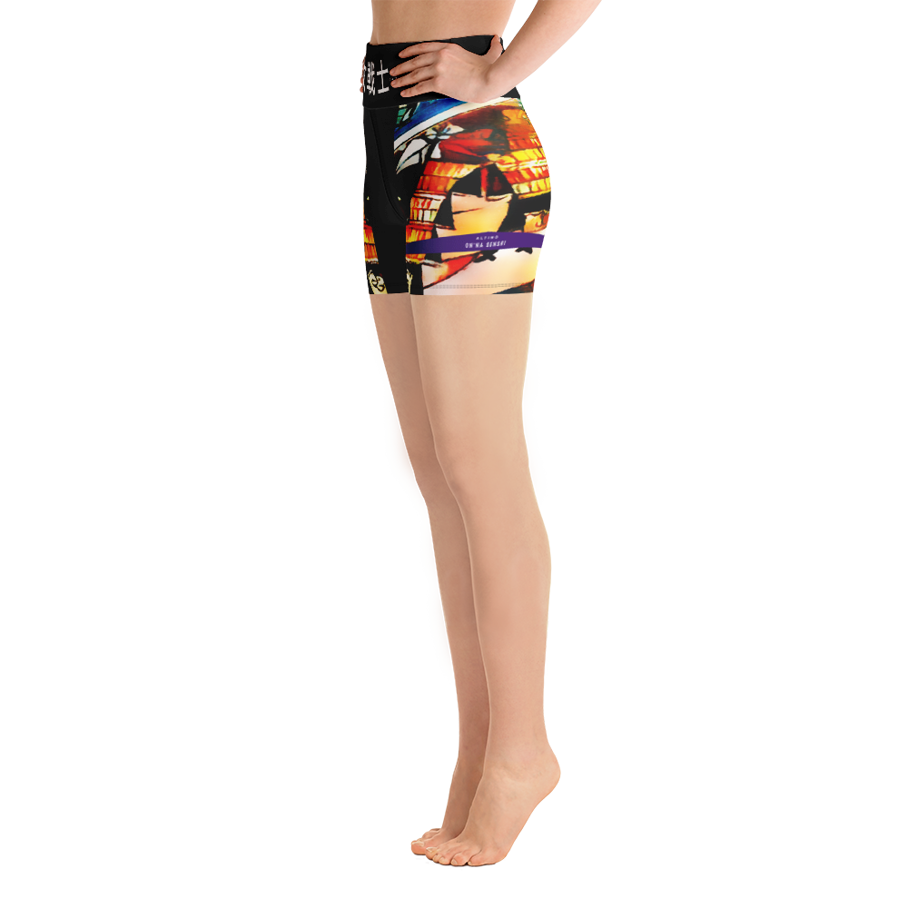 #21aab2a0 - ALTINO Senshi Yoga Shorts - Senshi Girl Collection