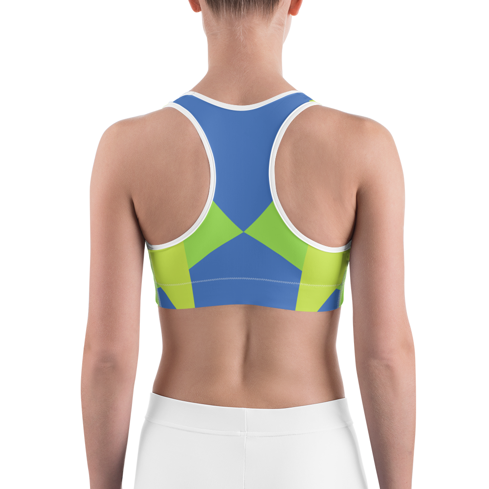 #34300bb0 - Blueberry Green Apple Kiwi - ALTINO Sports Bra