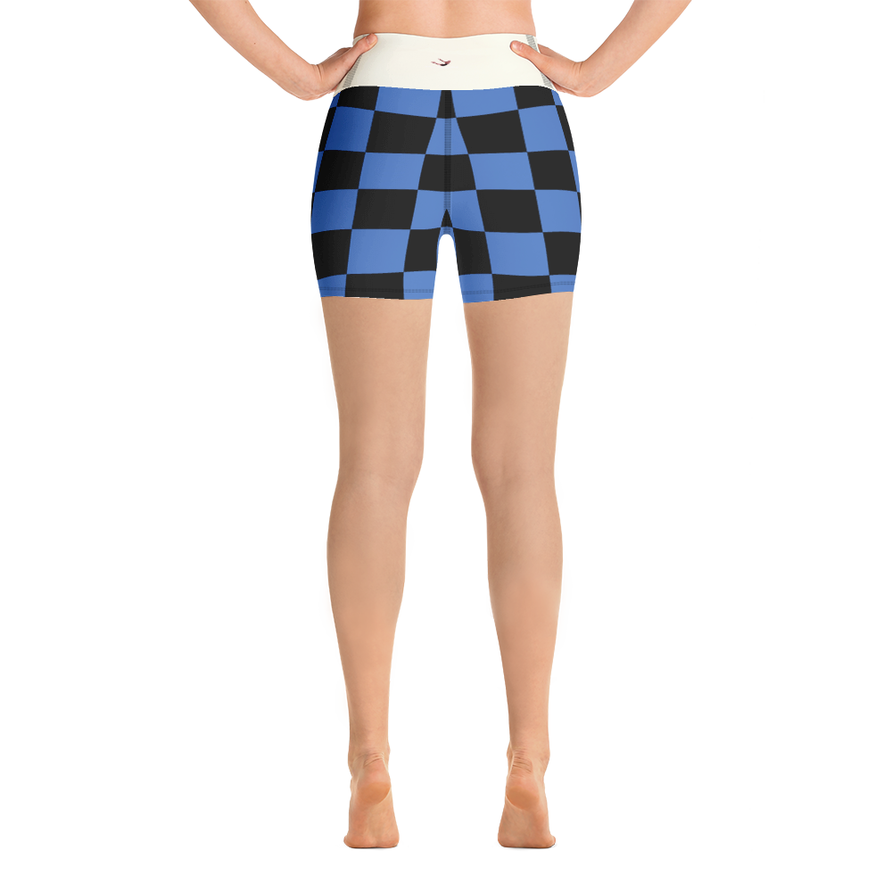#2557dca0 - Blueberry Black - ALTINO Yoga Shorts - Summer Never Ends Collection