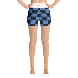 #2557dca0 - Blueberry Black - ALTINO Yoga Shorts - Summer Never Ends Collection