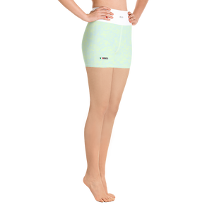Chartreuse Green - #bfa3e090 - Kiwi Vanilla Bean Swirl - ALTINO Yummy Yoga Shorts - Gelato Collection - Stop Plastic Packaging - #PlasticCops - Apparel - Accessories - Clothing For Girls - Women Pants