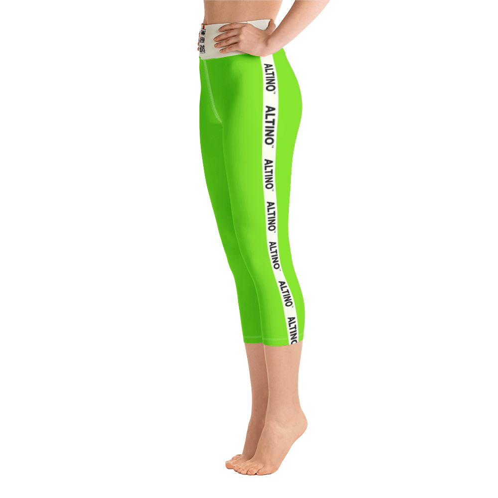 #7379f830 - Lime - ALTINO Yoga Capri - Summer Never Ends Collection