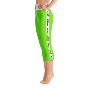 #7379f830 - Lime - ALTINO Yoga Capri - Summer Never Ends Collection
