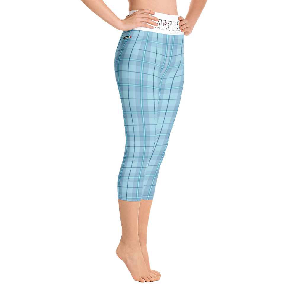 Cerulean - #a4f92790 - ALTINO Yoga Capri - Klasik Collection - Stop Plastic Packaging - #PlasticCops - Apparel - Accessories - Clothing For Girls - Women Pants