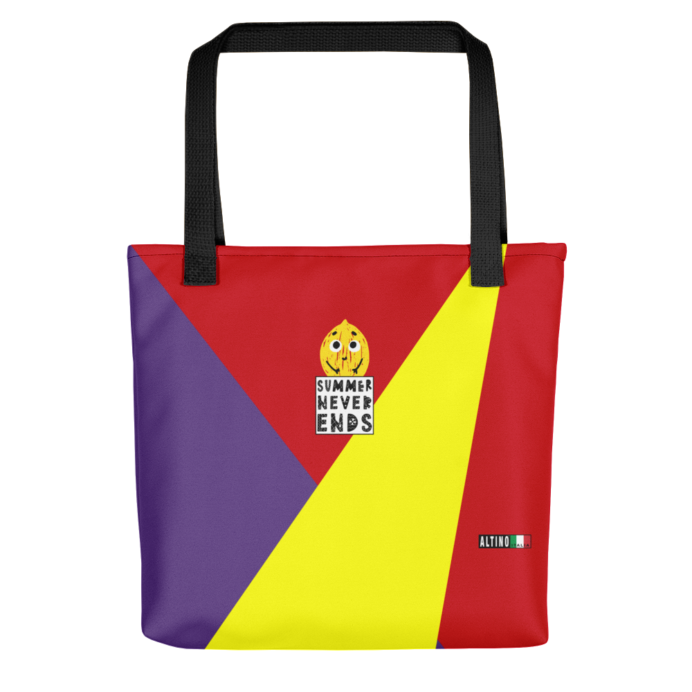 Red - #8c9343a0 - Cherry Grape Lemon - ALTINO Tote Bag - Summer Never Ends Collection - Sports - Stop Plastic Packaging - #PlasticCops - Apparel - Accessories - Clothing For Girls - Women Handbags