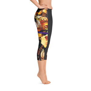 Black - #8382f1a0 - ALTINO Senshi Capri - Senshi Girl Collection - Yoga - Stop Plastic Packaging - #PlasticCops - Apparel - Accessories - Clothing For Girls - Women Pants