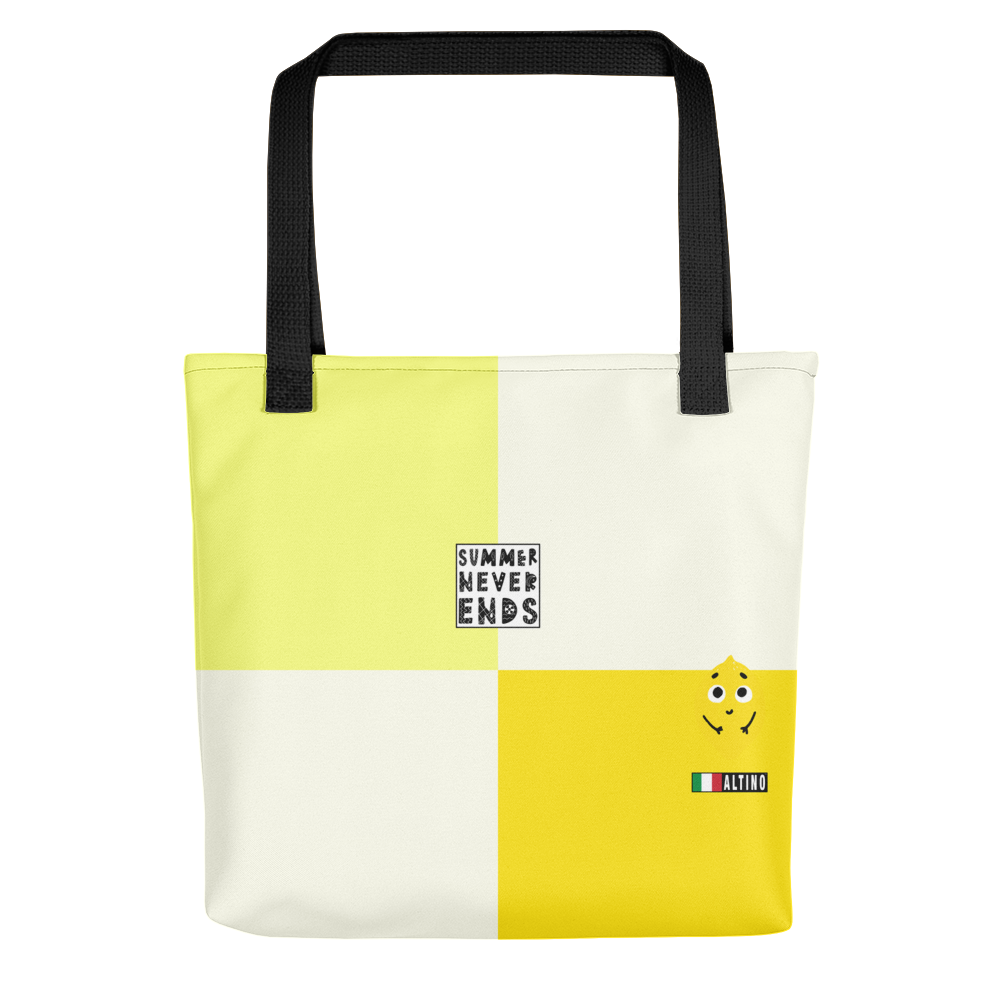 Yellow - #20e554a0 - Pear Cream Pineapple - ALTINO Tote Bag - Summer Never Ends Collection - Sports - Stop Plastic Packaging - #PlasticCops - Apparel - Accessories - Clothing For Girls - Women Handbags