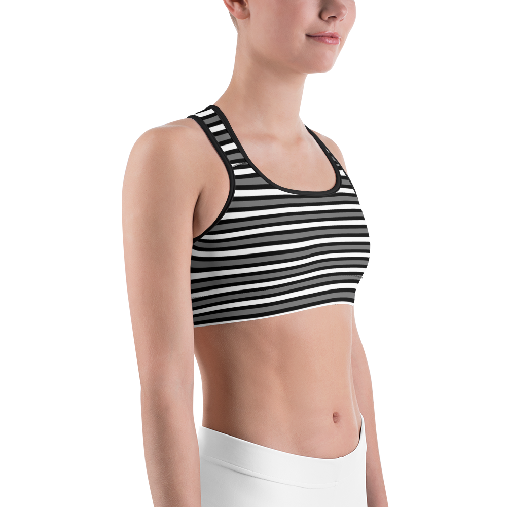 #000ed480 - ALTINO Sports Bra - Noir Collection