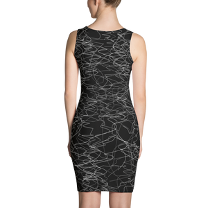 #7b557002 - ALTINO Fitted Dress - Noir Collection