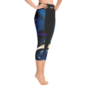 Black - #089d9ba0 - ALTINO Senshi Yoga Capri - Senshi Girl Collection - Stop Plastic Packaging - #PlasticCops - Apparel - Accessories - Clothing For Girls - Women Pants