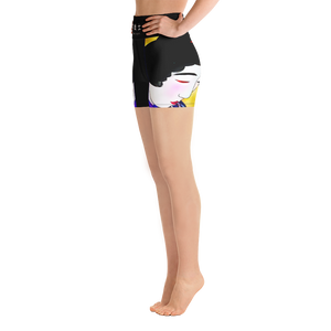 #c73811a0 - ALTINO Senshi Yoga Shorts - Senshi Girl Collection