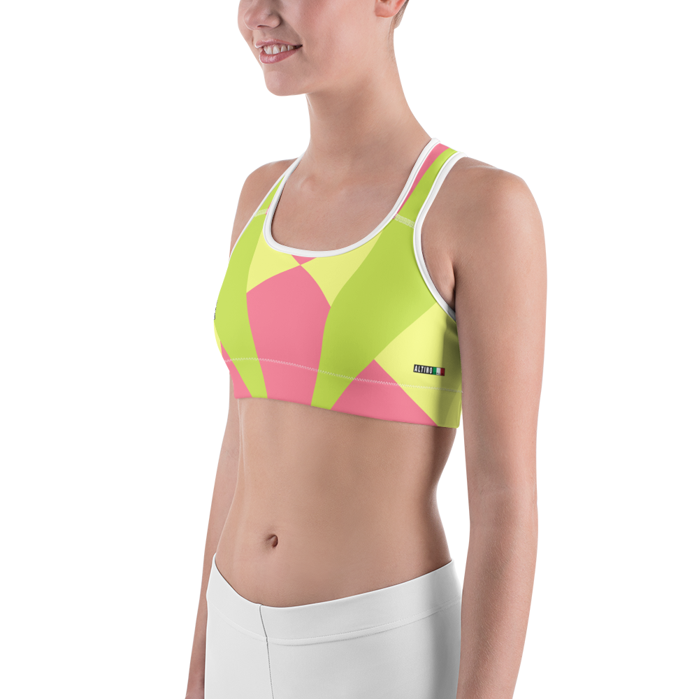 #1b716fb0 - Kiwi Pear Strawberry - ALTINO Sports Bra - Summer Never Ends Collection
