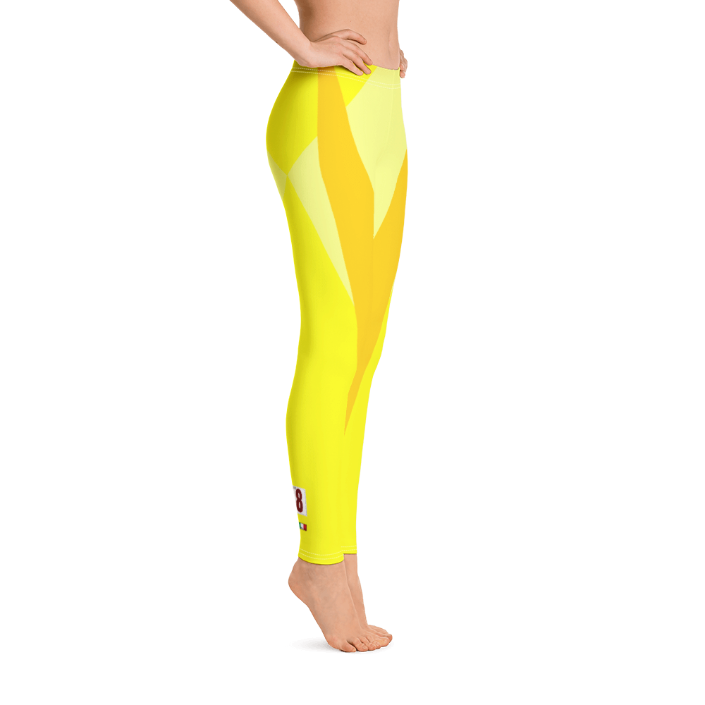 Yellow - #ebacbdd0 - Lemon Mango Pear - ALTINO Leggings - Team GIRL Player - Fitness - Stop Plastic Packaging - #PlasticCops - Apparel - Accessories - Clothing For Girls - Women Pants