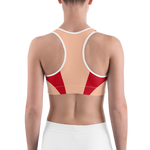 #8e1373b0 - Cherry Peach - ALTINO Sports Bra - Summer Never Ends Collection