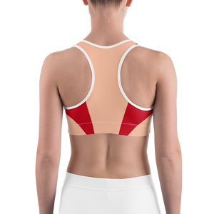 #8e1373b0 - Cherry Peach - ALTINO Sports Bra - Summer Never Ends Collection