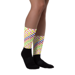 #c5abe190 - Fruit White - ALTINO Designer Socks - Summer Never Ends Collection