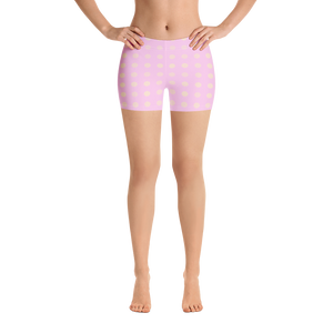 Fuchsia - #1dcd4490 - Bubble Gum White Chocolate Swirl - ALTINO Performance Shorts - Stop Plastic Packaging - #PlasticCops - Apparel - Accessories - Clothing For Girls - Women Pants