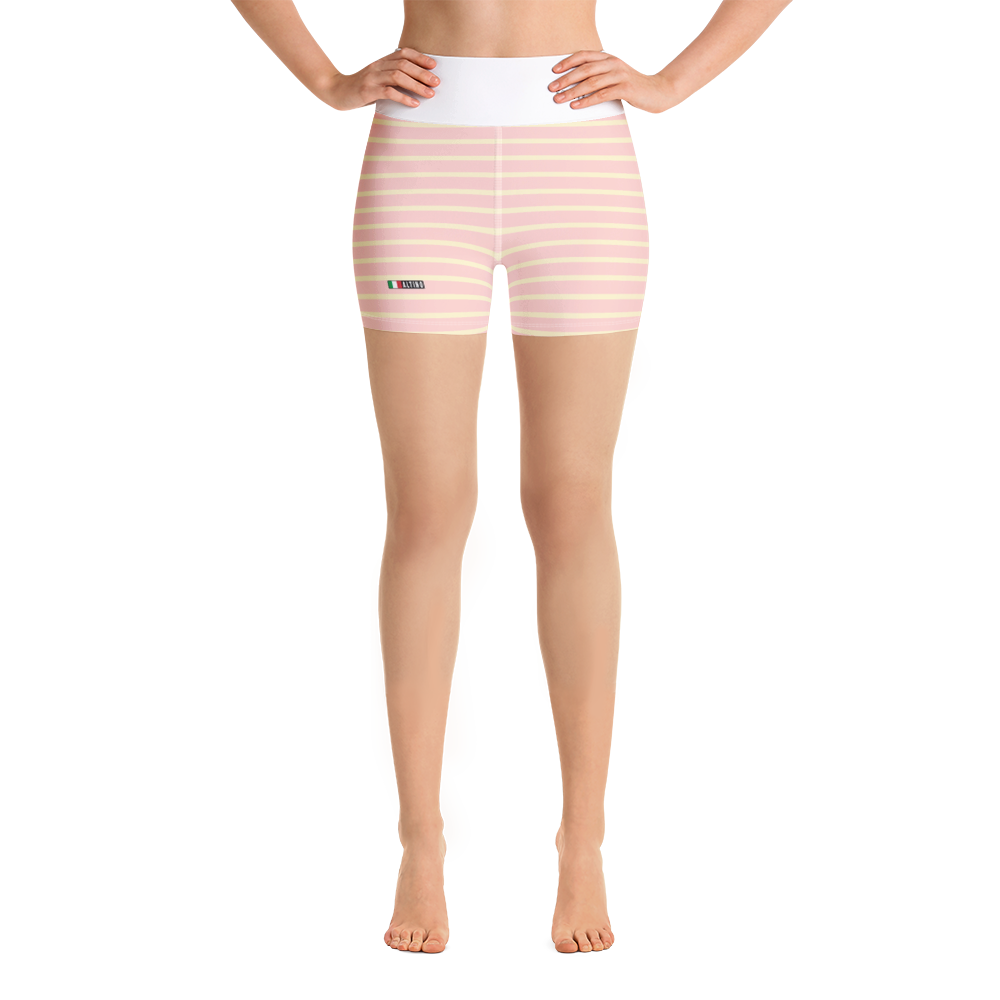 #2e2df890 - Roman Cherry Tangerine Swirl - ALTINO Yummy Yoga Shorts - Gelato Collection