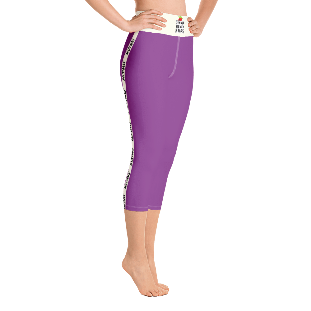 Magenta - #2483df30 - Grape - ALTINO Yoga Capri - Summer Never Ends Collection - Stop Plastic Packaging - #PlasticCops - Apparel - Accessories - Clothing For Girls - Women Pants