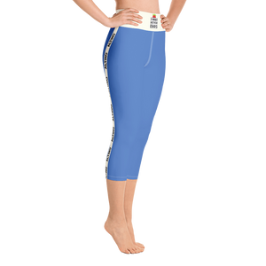 Azure - #61db2930 - Blueberry - ALTINO Yoga Capri - Summer Never Ends Collection - Stop Plastic Packaging - #PlasticCops - Apparel - Accessories - Clothing For Girls - Women Pants