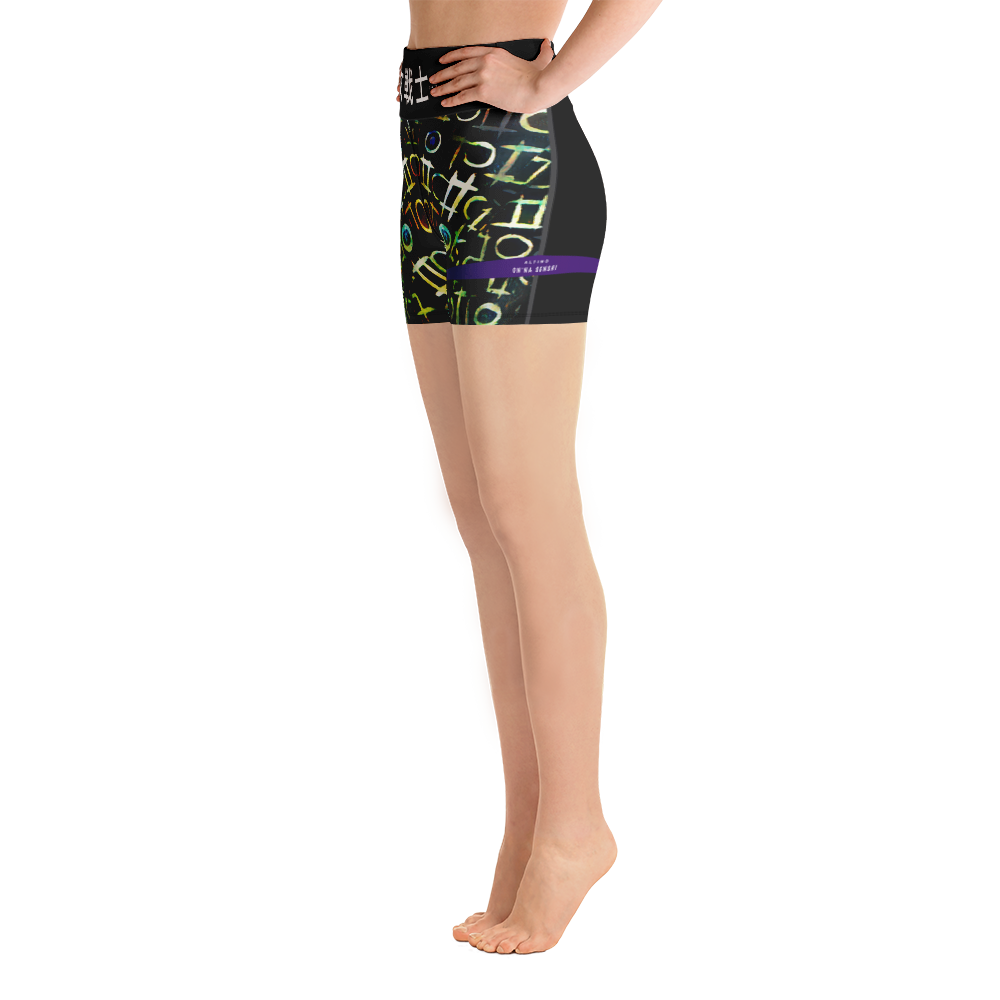 #5c7cd5a0 - ALTINO Senshi Yoga Shorts - Senshi Girl Collection