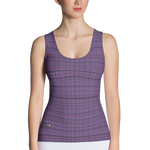Violet - #4e6f5180 - Mulberry Sour Cherry Stracciatella - ALTINO Fitted Tank Top - Stop Plastic Packaging - #PlasticCops - Apparel - Accessories - Clothing For Girls - Women Tops