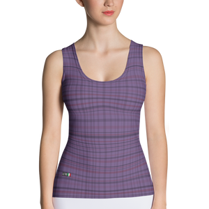 Violet - #4e6f5180 - Mulberry Sour Cherry Stracciatella - ALTINO Fitted Tank Top - Stop Plastic Packaging - #PlasticCops - Apparel - Accessories - Clothing For Girls - Women Tops