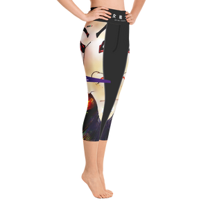 Black - #1f8ff9a0 - ALTINO Senshi Yoga Capri - Senshi Girl Collection - Stop Plastic Packaging - #PlasticCops - Apparel - Accessories - Clothing For Girls - Women Pants