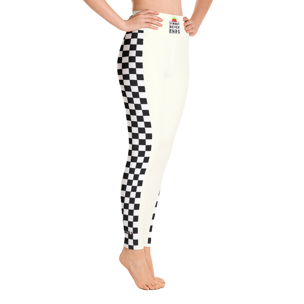 #557f8ba0 - Black White - ALTINO Yoga Pants - Summer Never Ends Collection
