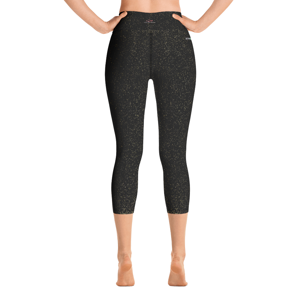 #40167980 - Black Magic Super Gold - ALTINO Yoga Capri - Gritty Girl Collection