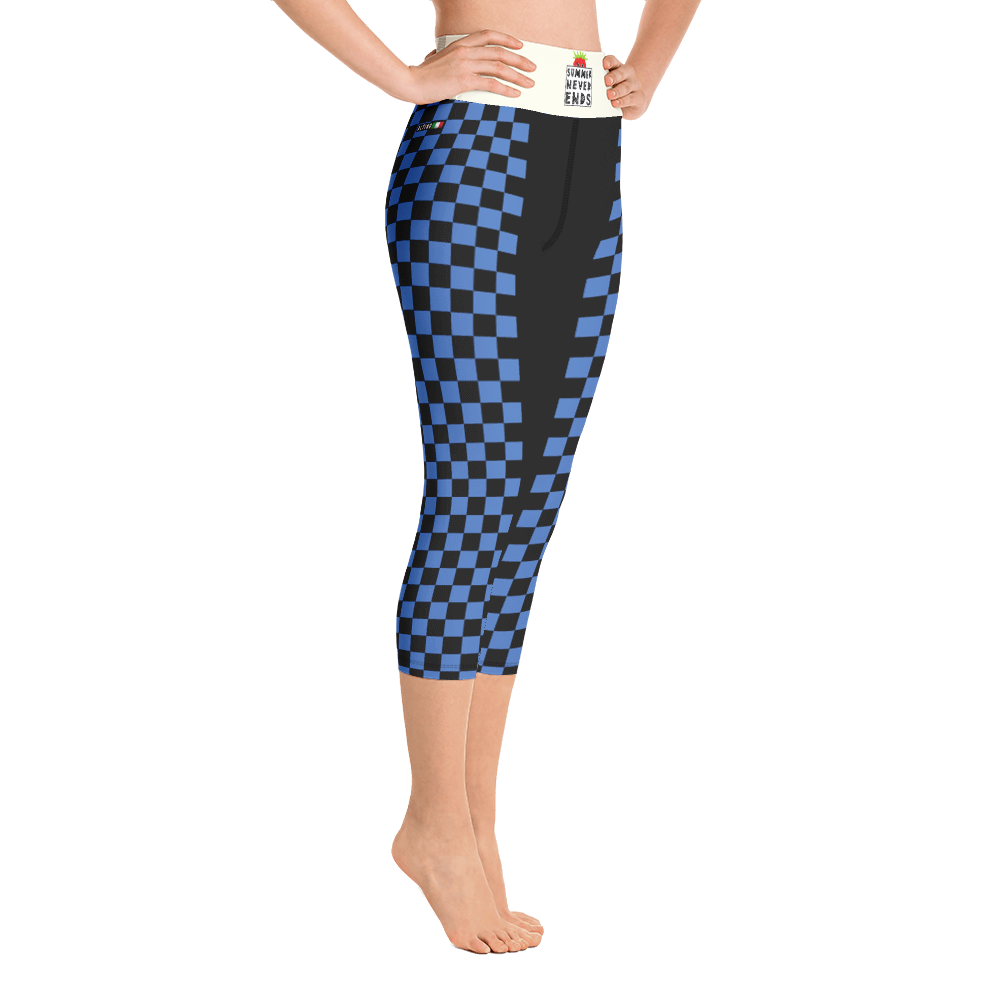 Azure - #9cd043a0 - Blueberry Black - ALTINO Yoga Capri - Summer Never Ends Collection - Stop Plastic Packaging - #PlasticCops - Apparel - Accessories - Clothing For Girls - Women Pants