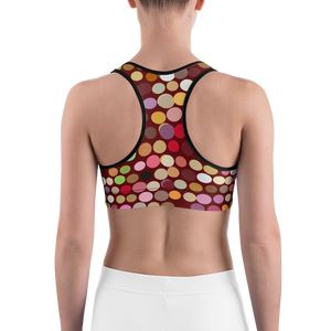 #4a71bda0 - Bing Cherry Pistachio Stracciatella - ALTINO Sports Bra - Gelato Collection