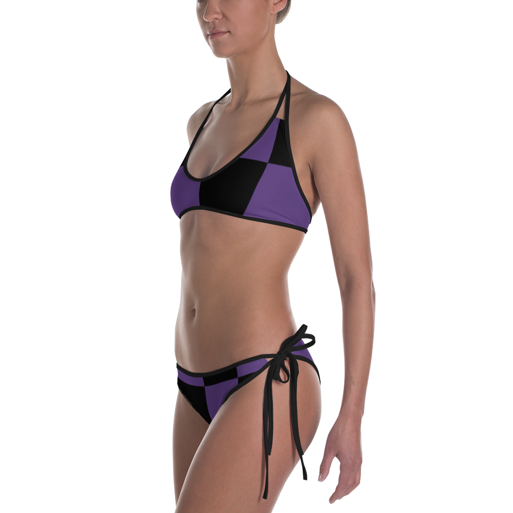 Violet - #c58d9d00 - Grape Black - ALTINO Reversible Bikini - Summer Never Ends Collection - Stop Plastic Packaging - #PlasticCops - Apparel - Accessories - Clothing For Girls - Women Swimwear