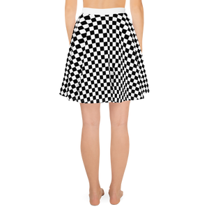 #dc79de80 - Black White - ALTINO Skater Skirt - Summer Never Ends Collection