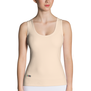 Orange - #6898c890 - Hazelnut Surprise - ALTINO Fitted Tank Top - Gelato Collection - Stop Plastic Packaging - #PlasticCops - Apparel - Accessories - Clothing For Girls - Women Tops